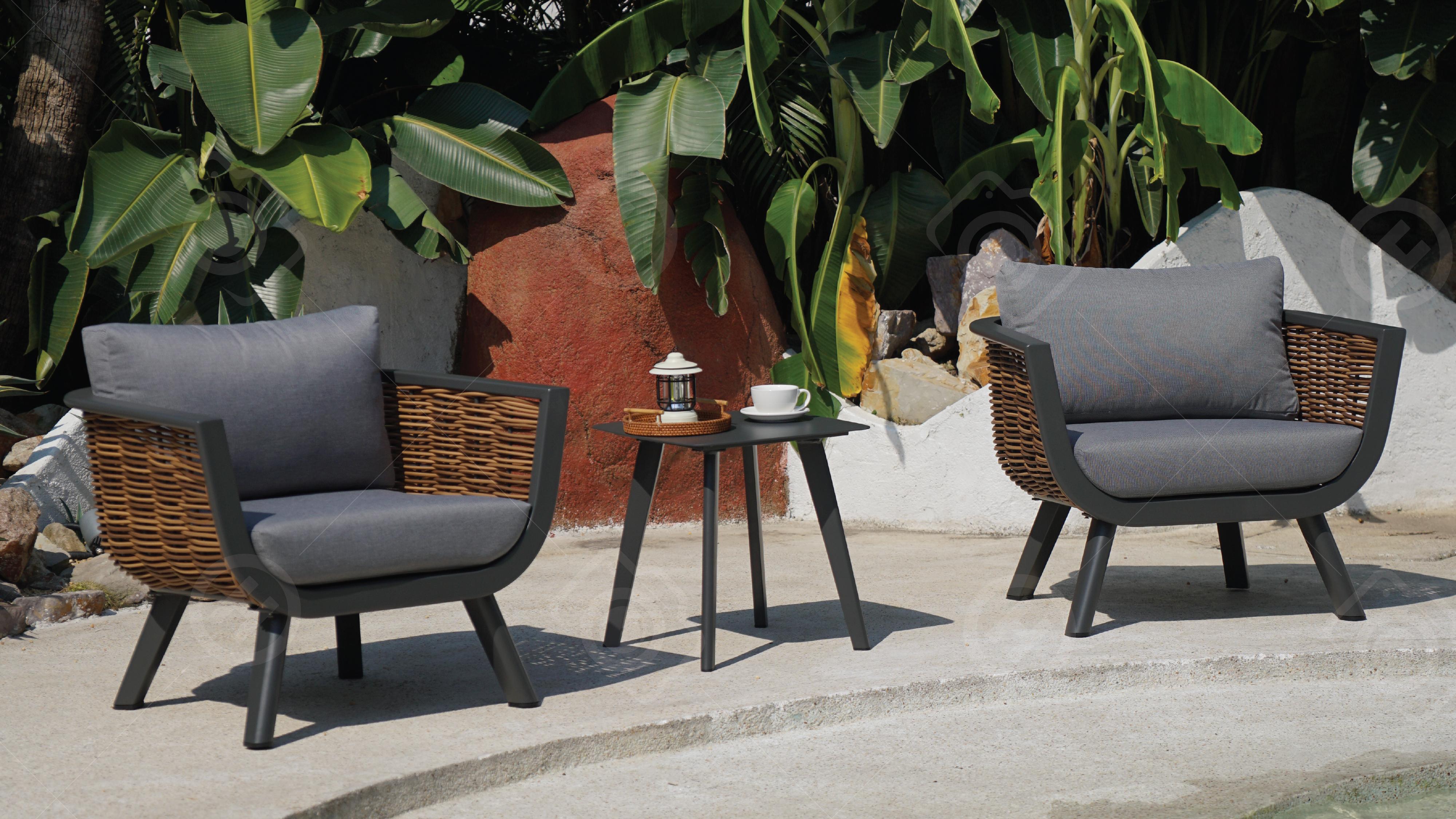 mykonos (2+1) dark grey